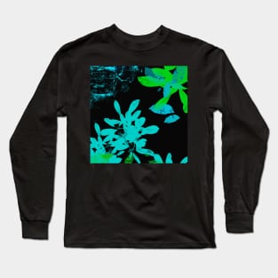 Abstract leafy flowers Long Sleeve T-Shirt